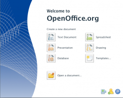 OpenOffice.org Start Center